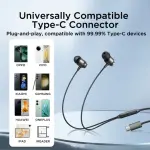 JR-EC06 TYPE-C Series In-Ear Metal Wired Earbuds