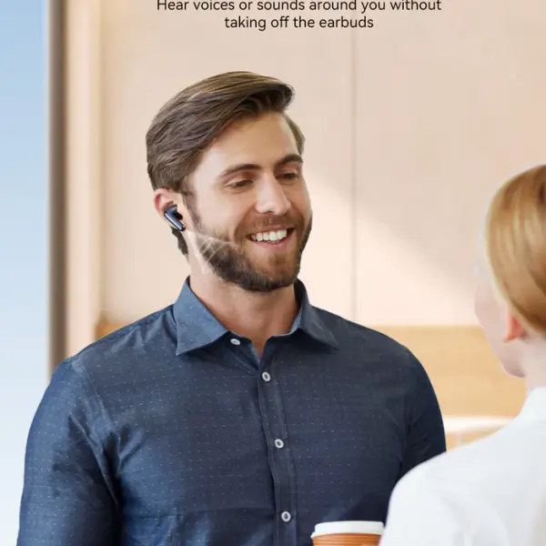 JR-FN2 ANC True Wireless earphones-Black/white