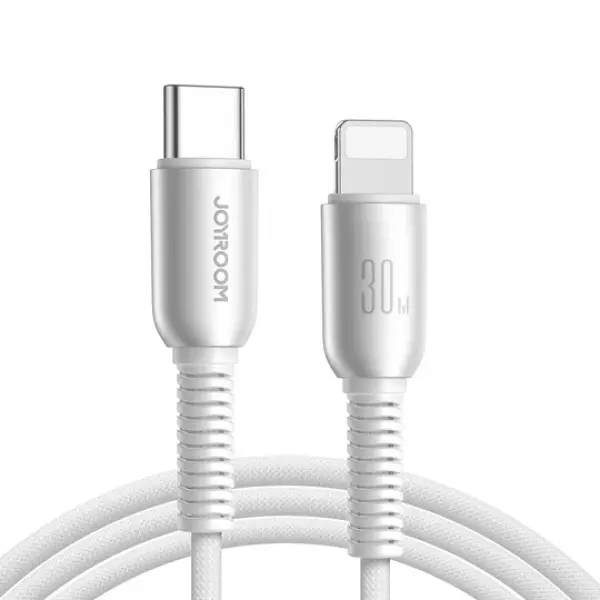 S-A51 Type-C to Type-C 60W/Type-C to Lightning 30W/Lightning 3A/Type-C 3A Cable 1.2 M Light grey