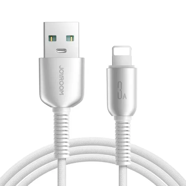 S-A51 Type-C to Type-C 60W/Type-C to Lightning 30W/Lightning 3A/Type-C 3A Cable 1.2 M Light grey