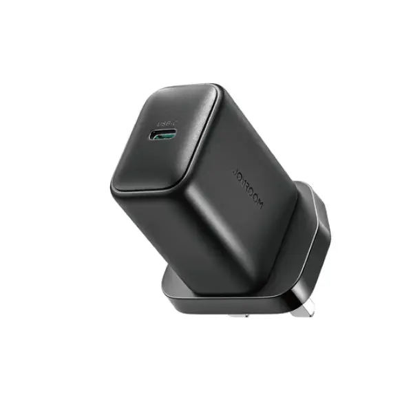 JR-TCF23 25W PD Charger-Black (UK)+C to C Cable 1m
