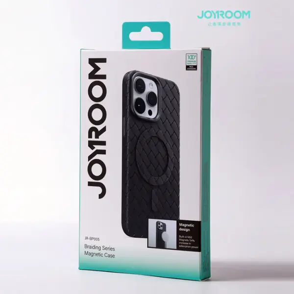 Braided Magnetic TPU case for iP15 Pro