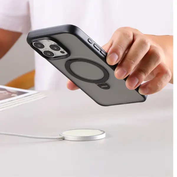 Magnetic case with ring holder for iP14 Pro Max